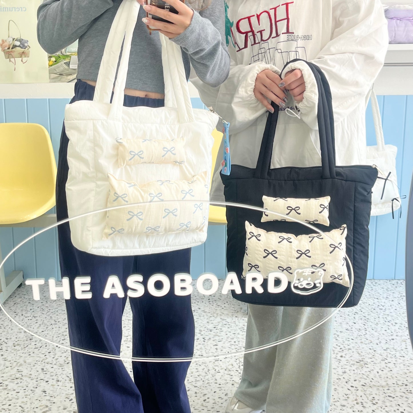 pillow & bed / 総柄リボン (まくら&ベッドパーツ) ※バッグ別売り