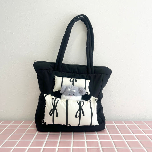 pillow & bed / ストライプリボン (まくら&ベッドパーツ) ※バッグ別売り