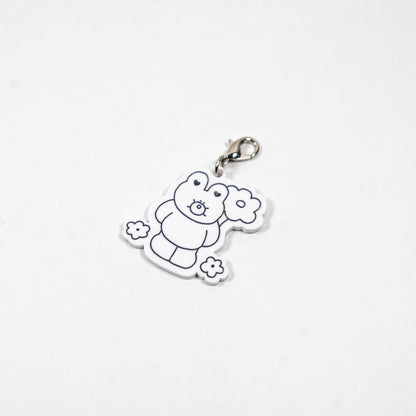 monotone acrylic charm（モノクロアクリルチャーム）