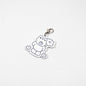monotone acrylic charm（モノクロアクリルチャーム）