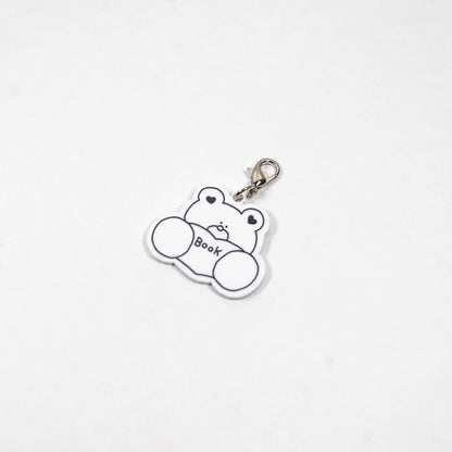monotone acrylic charm（モノクロアクリルチャーム）