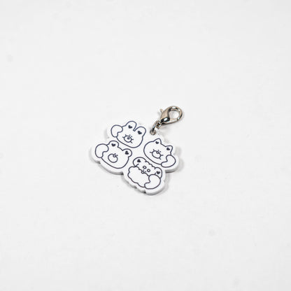 monotone acrylic charm（モノクロアクリルチャーム）