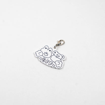 monotone acrylic charm（モノクロアクリルチャーム）